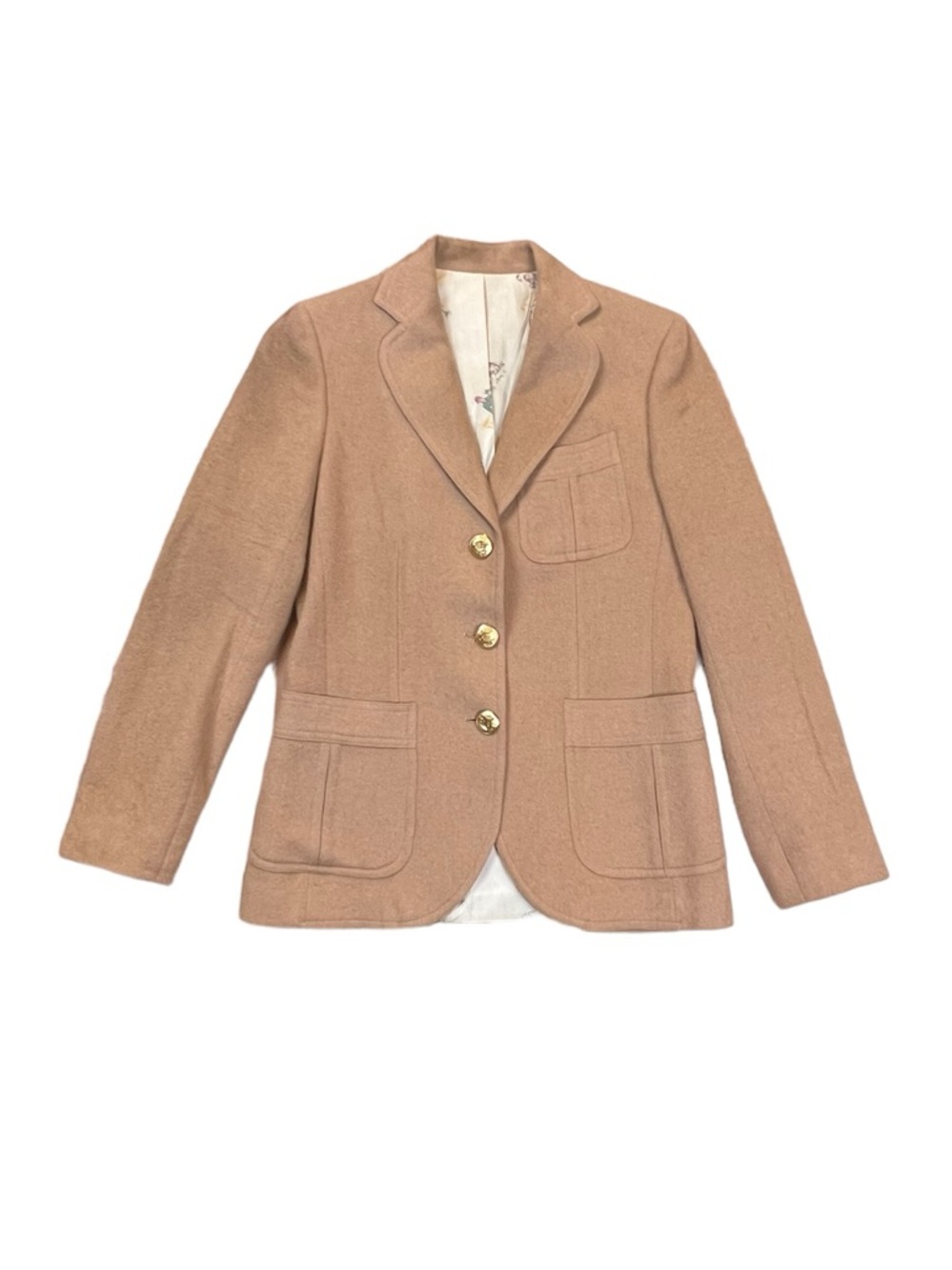 Women’s Vintage Stanley Blacker Tan Wool Blazer 1990s